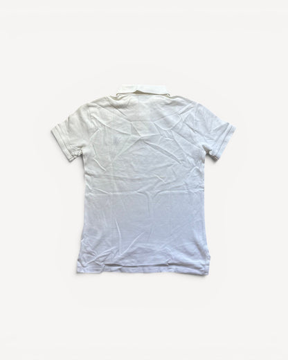 RALPH LAUREN POLO SHIRT WHITE (S)