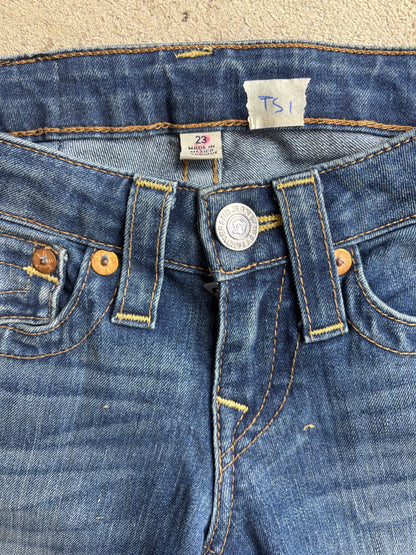 TRUE RELIGION HOT PANT W23 #S1