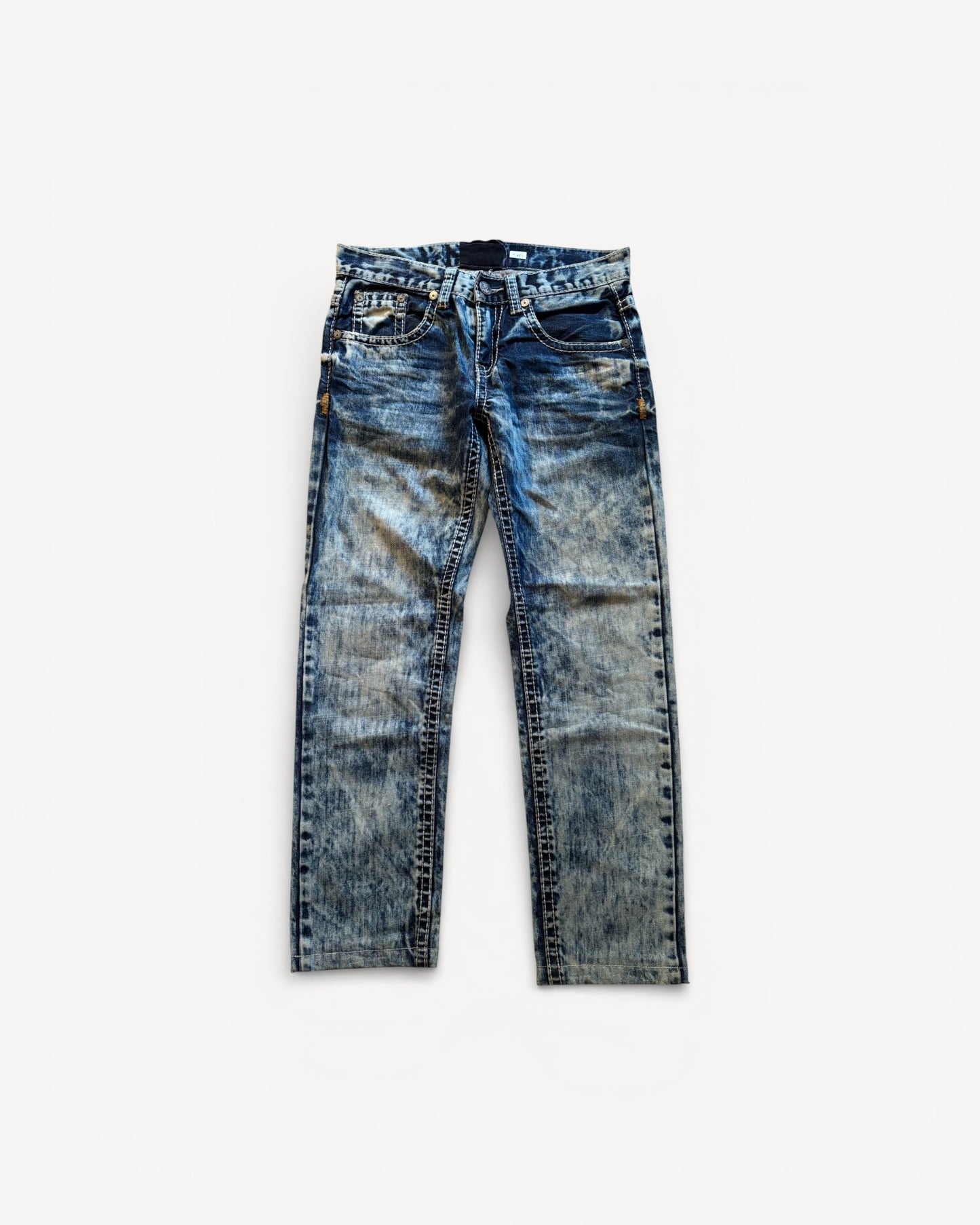 JAPANESE EMBROIDERED DENIM W29 L30 #JAP1