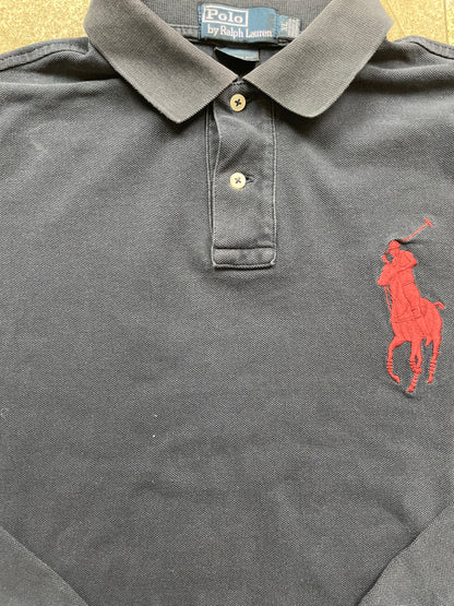 RALPH LAUREN POLO LONG SHIRT NAVY (XL)