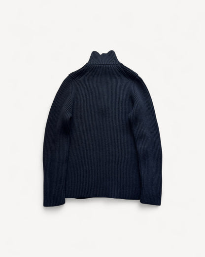 STONE ISLAND HALF ZIP UP KNIT (S)