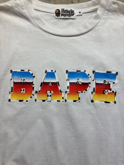 BAPE WHITE T-SHIRT (M)