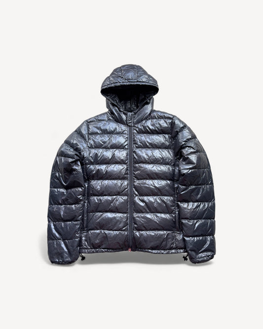 DUVETICA GREY PUFFER JACKET (L/XL)