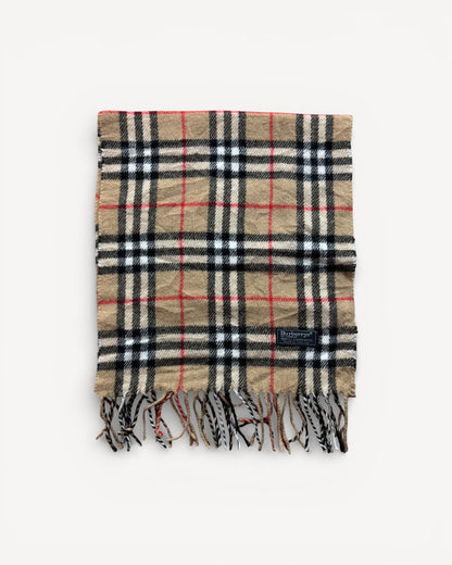 BURBERRY NOVACHECK SCARF BEIGE