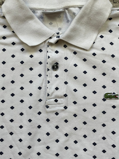 LACOSTE POLO SHIRT WHITE (M)