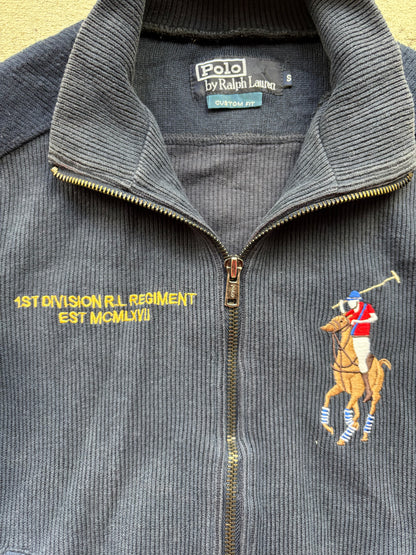RALPH LAUREN ZIP UP KNIT (XS)