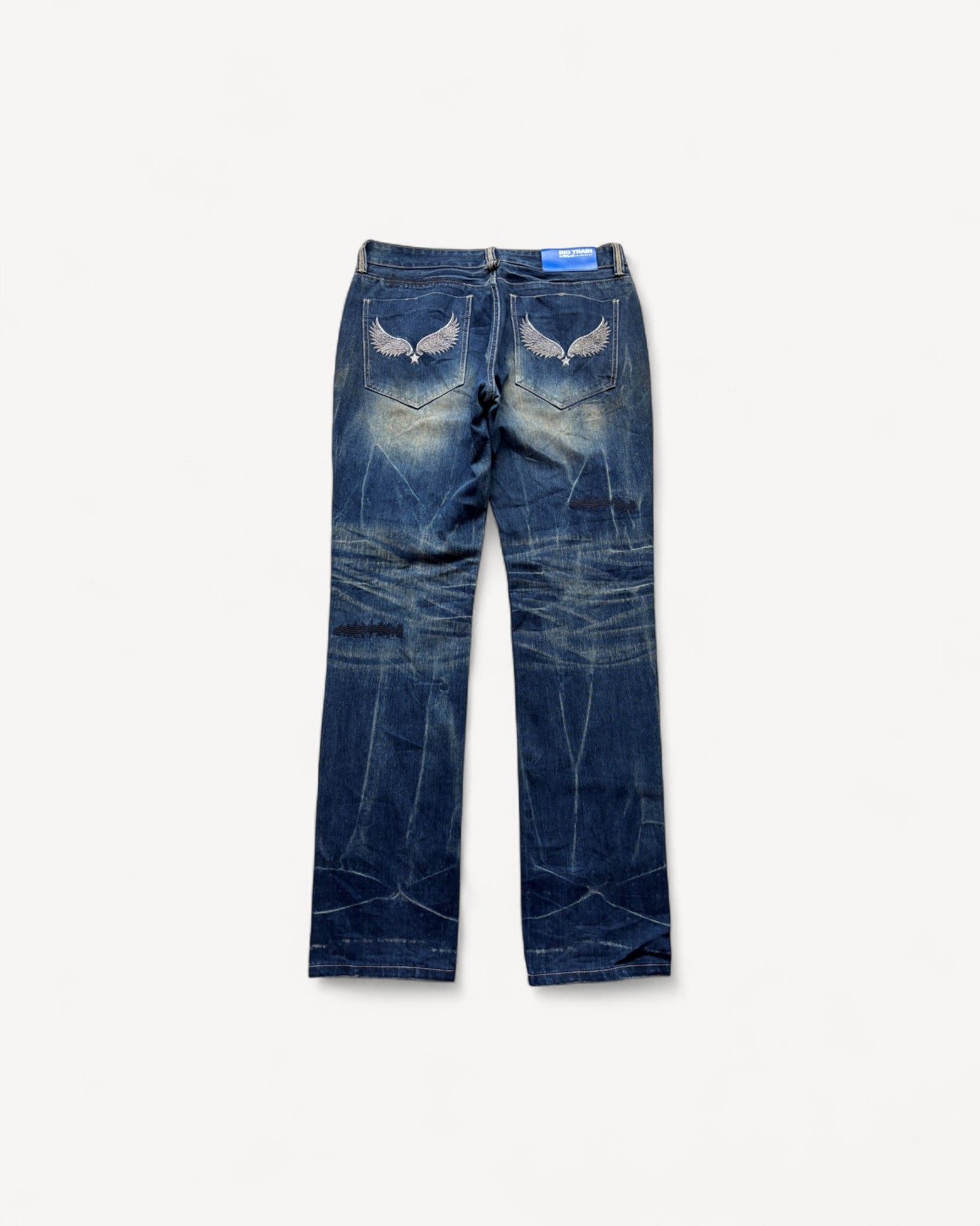 JAPANESE EMBROIDERED DENIM W34 L34 #JAP13