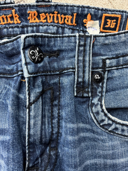 ROCK REVIVAL JEANS W36 L34 #RR54