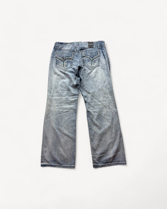 ROCK REVIVAL JEANS W38 L34 #RR37