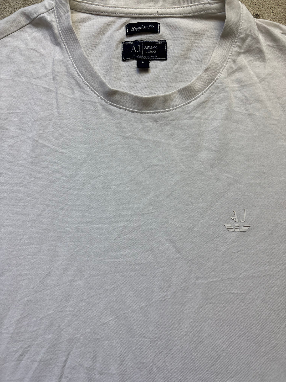 ARMANI WHITE T-SHIRT (L)