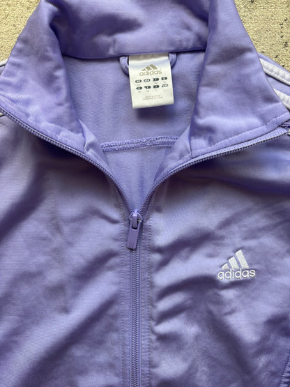ADIDAS PURPLE ZIP UP VEST (S)