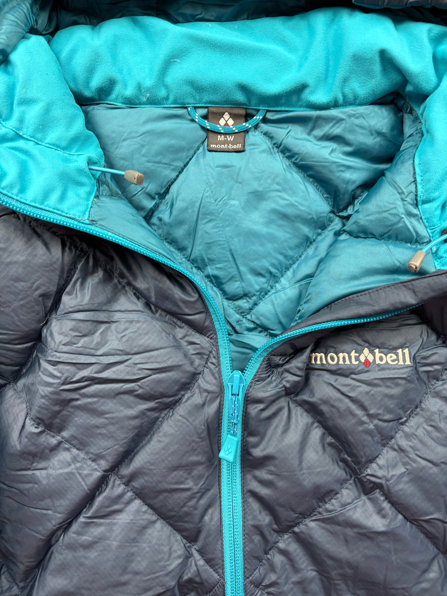 MONTBELL BLUE DIAMOND PUFFER JACKET (S/M)