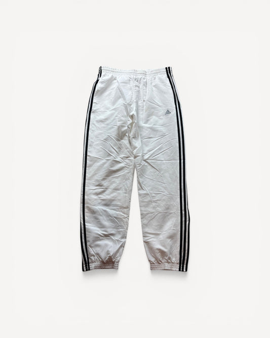 ADIDAS WHITE TRACKPANT (L)