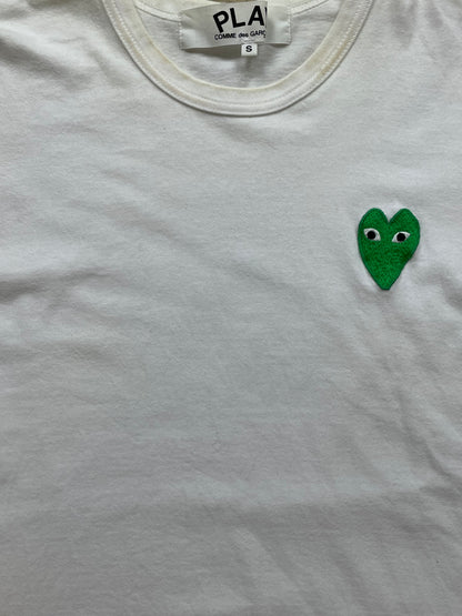 CDG PLAY GREEN T-SHIRT (S)