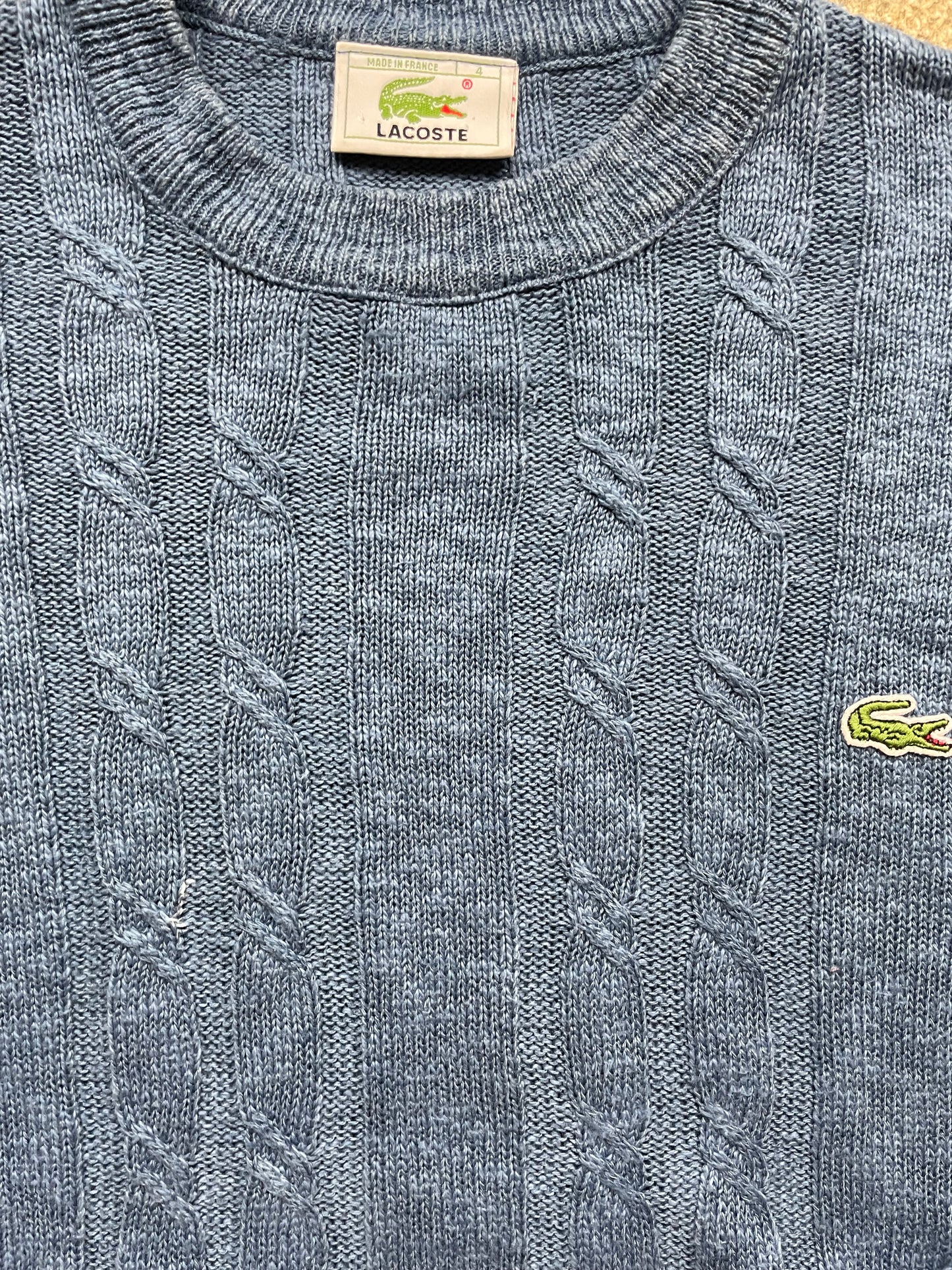 LACOSTE KNIT BLUE (L)