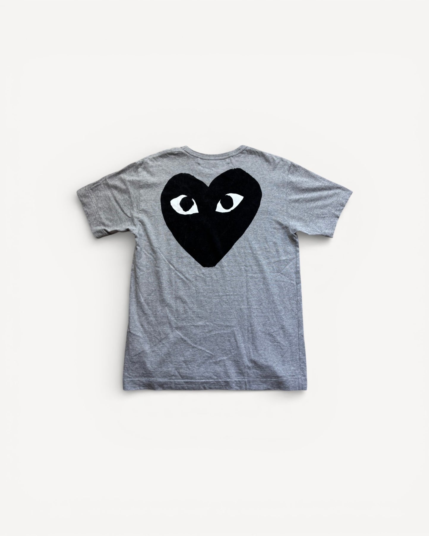 CDG PLAY GREY T-SHIRT (M)
