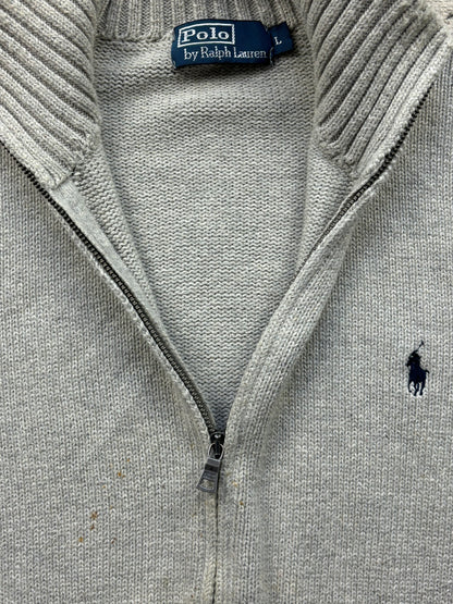 RALPH LAUREN ZIP UP KNIT (L)