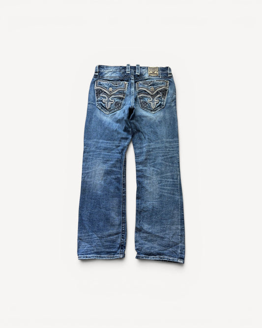 ROCK REVIVAL JEANS W36 L32 #RR51