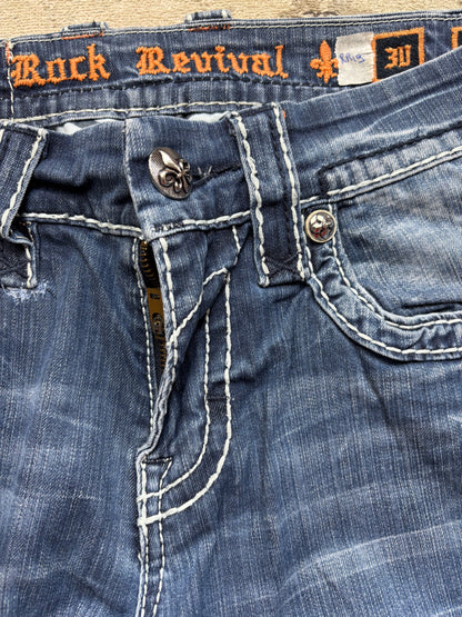 ROCK REVIVAL JEANS W30 L34 #RR19