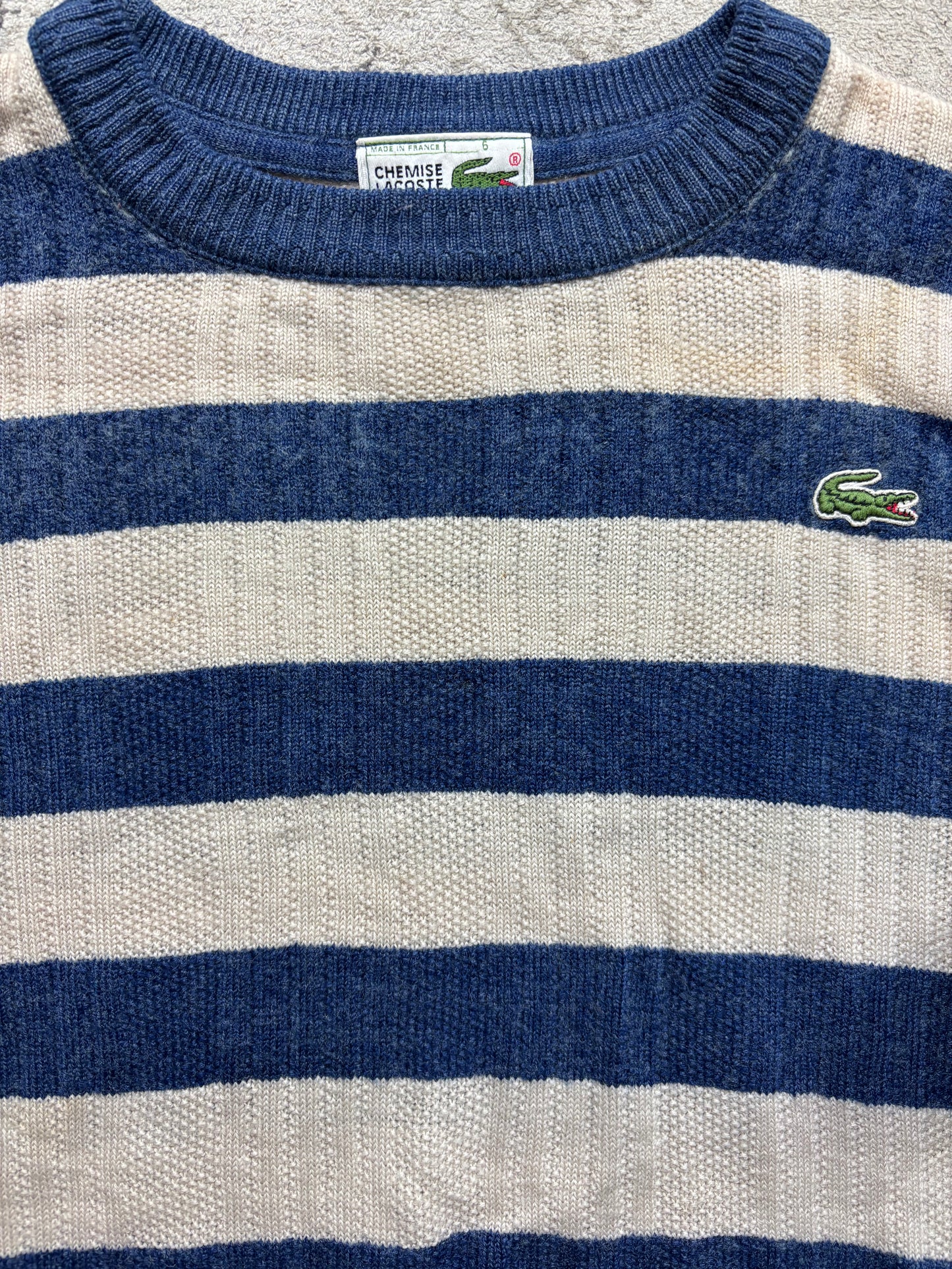 LACOSTE STRIPED KNIT (M)