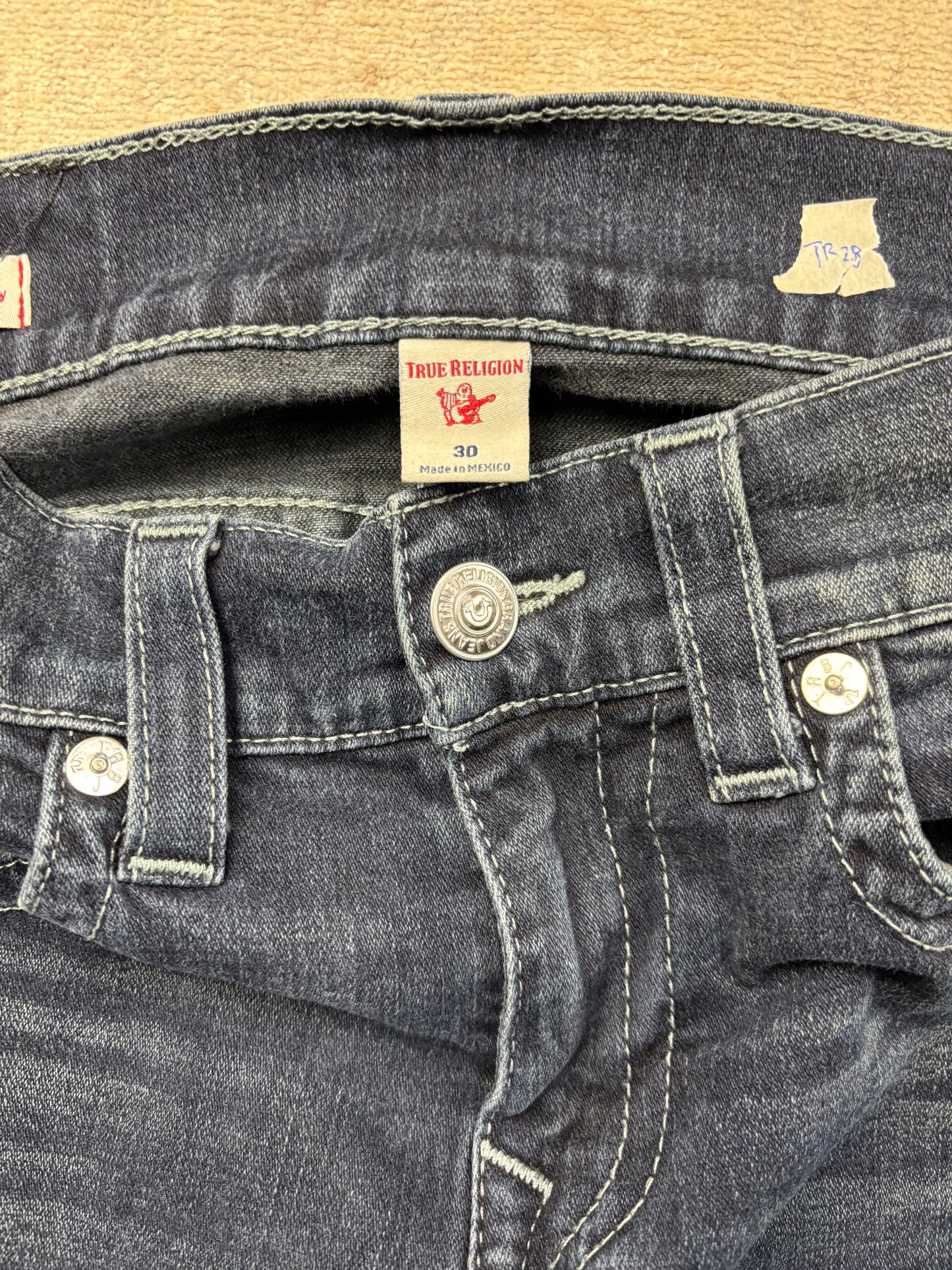 TRUE RELIGION JEANS W30 L34 #TR28
