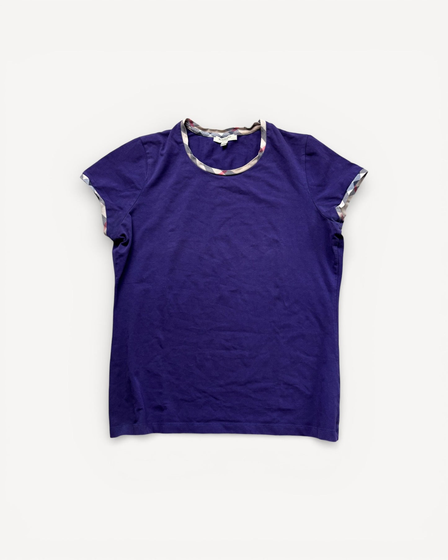 BURBERRY PURPLE T-SHIRT (S)