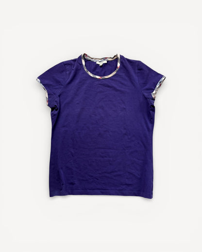 BURBERRY PURPLE T-SHIRT (S)