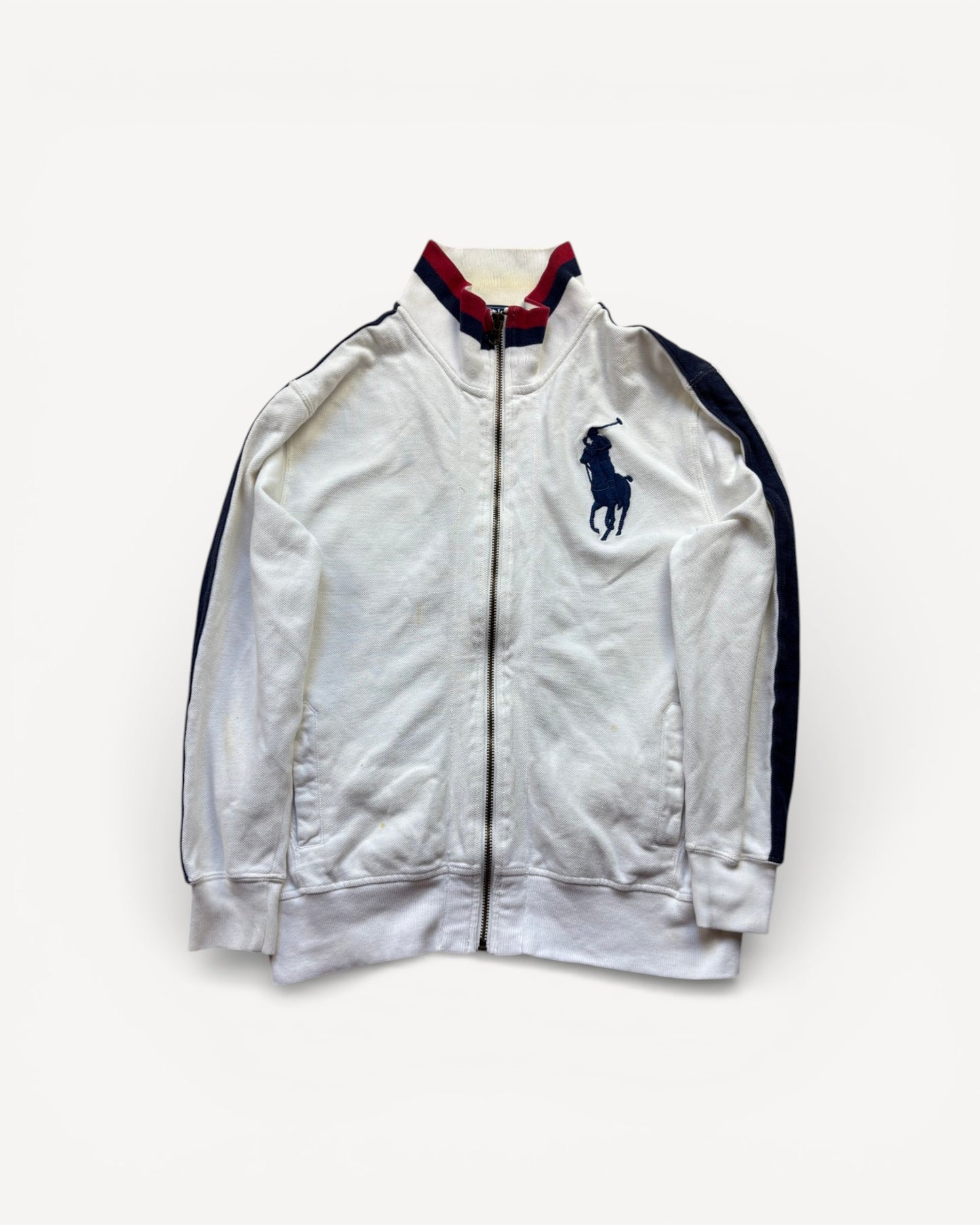 RALPH LAUREN WHITE ZIP UP VEST (S)