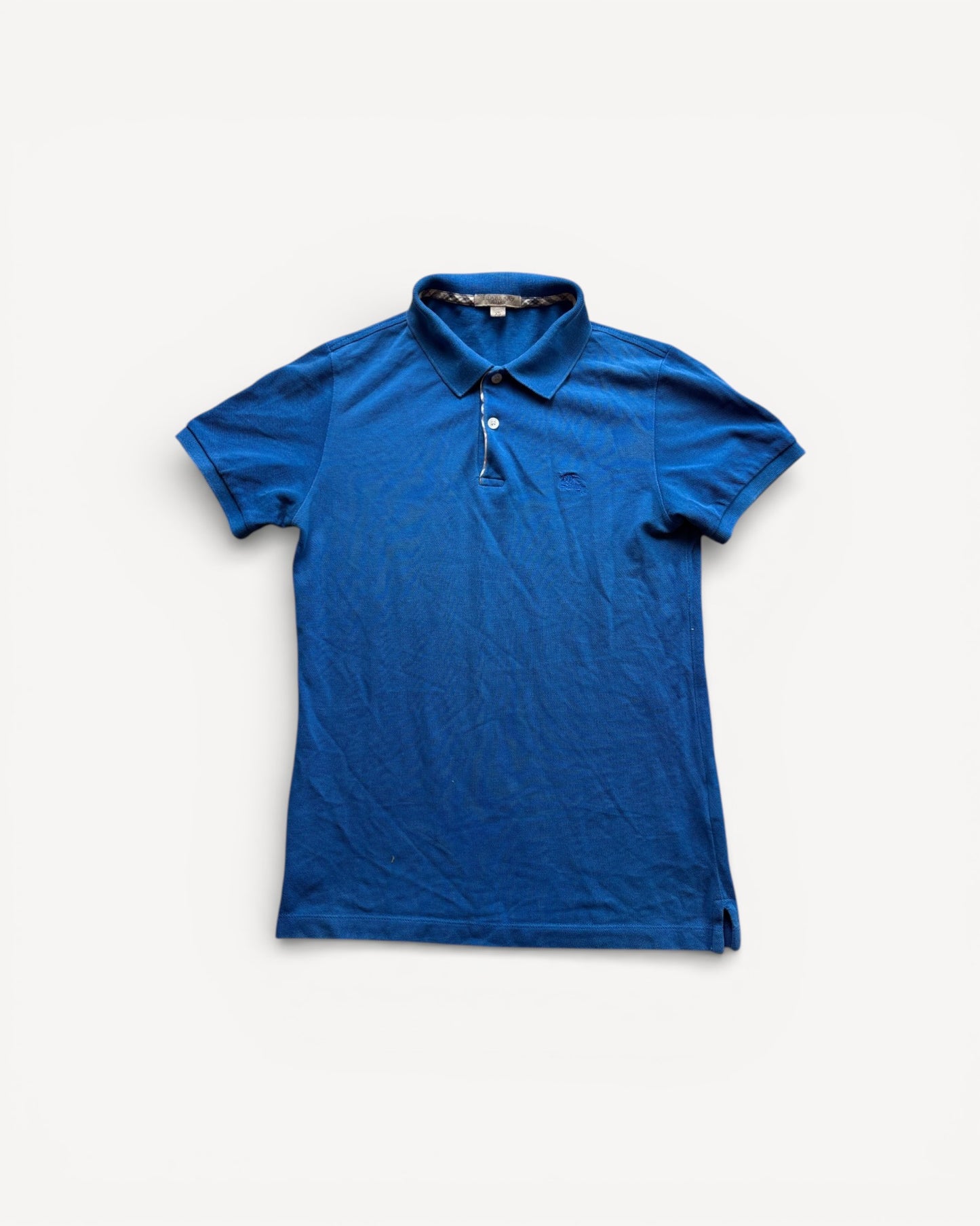 BURBERRY BLUE POLO SHIRT (XS)