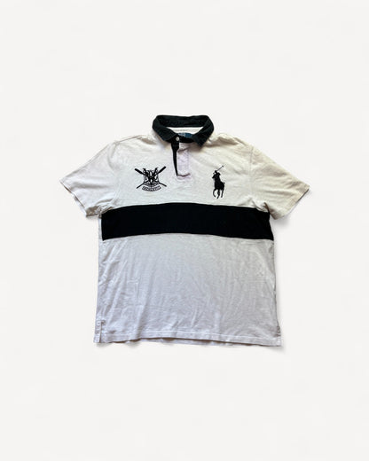 RALPH LAUREN POLO SHIRT WHITE (L)