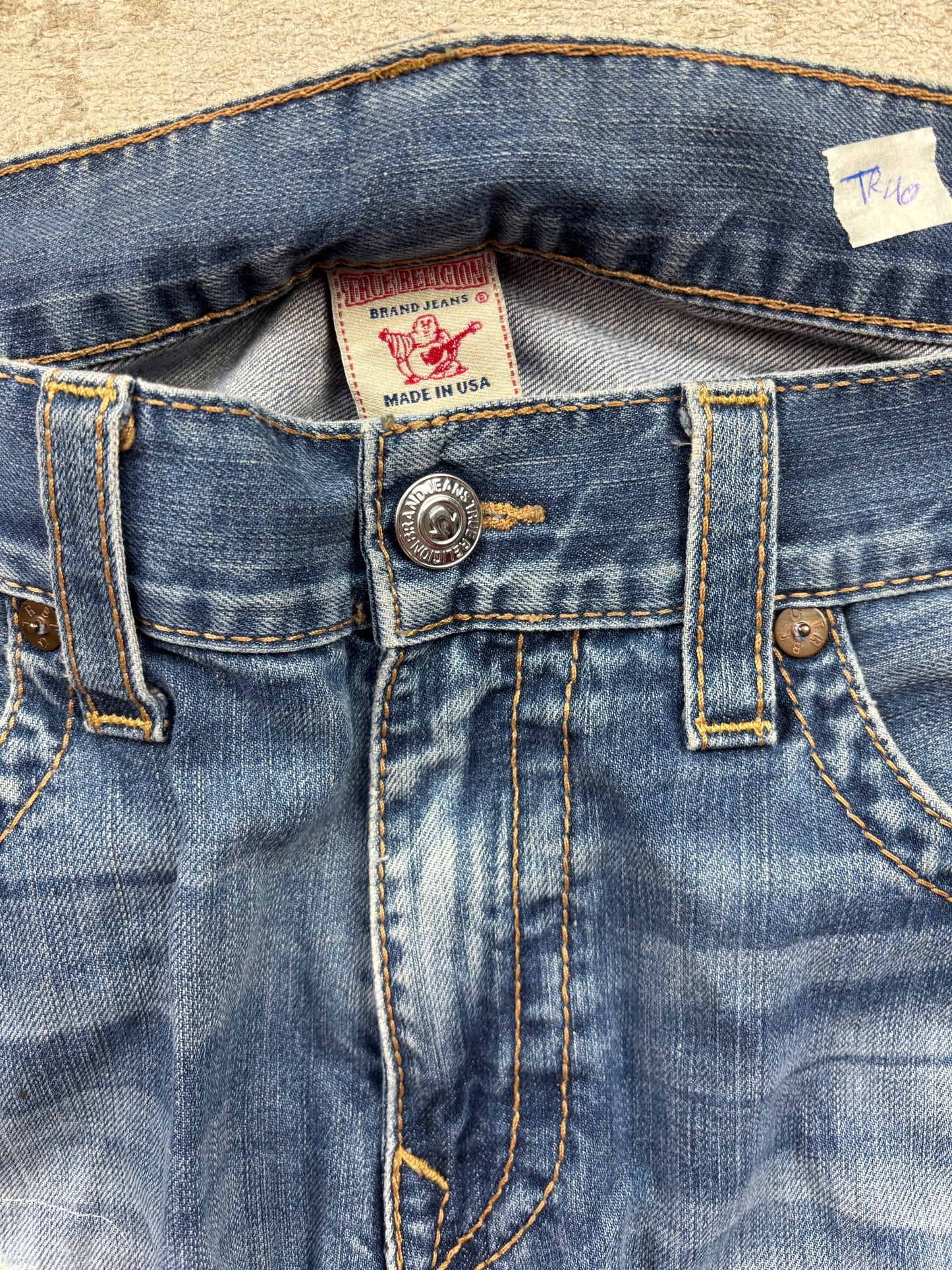 TRUE RELIGION JEANS W38 L32 #TR40