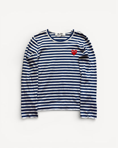 CDG PLAY LONGSLEEVE (XS)
