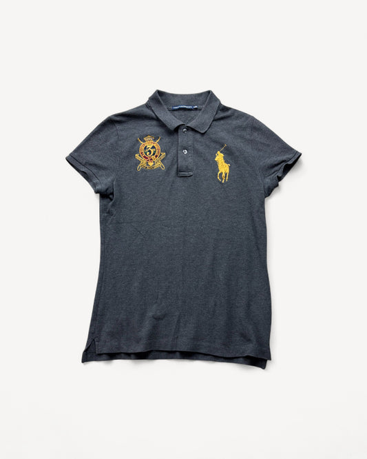 RALPH LAUREN POLO SHIRT GREY (S)