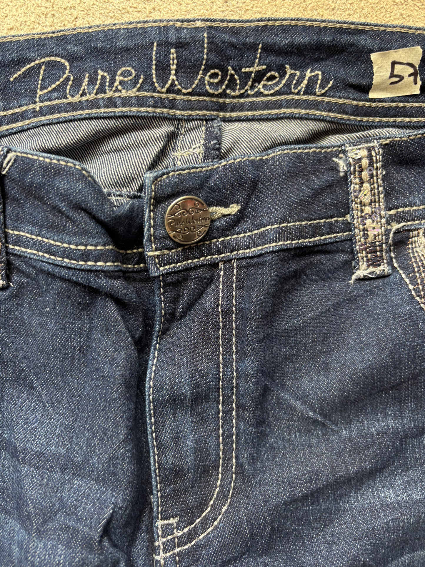 MISS ME STYLE JEANS W32 L32 #MS57