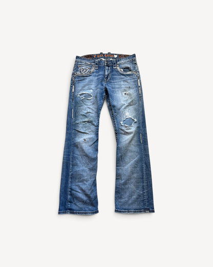 ROCK REVIVAL JEANS W32 L32 #RR20