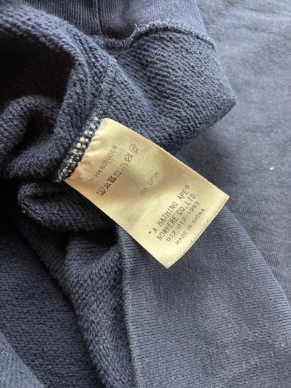 BAPE NAVY HOODIE (M)