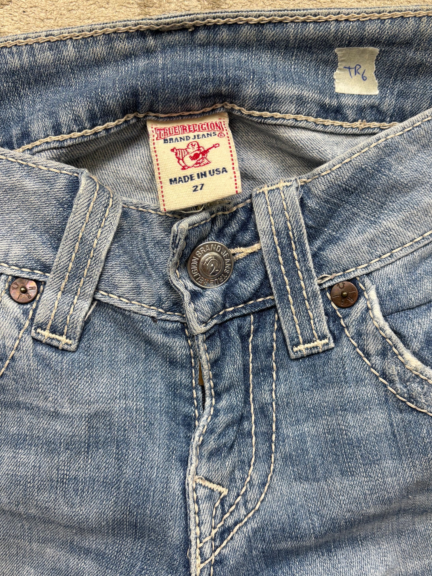 TRUE RELIGION JEANS W27 L32 #TR6