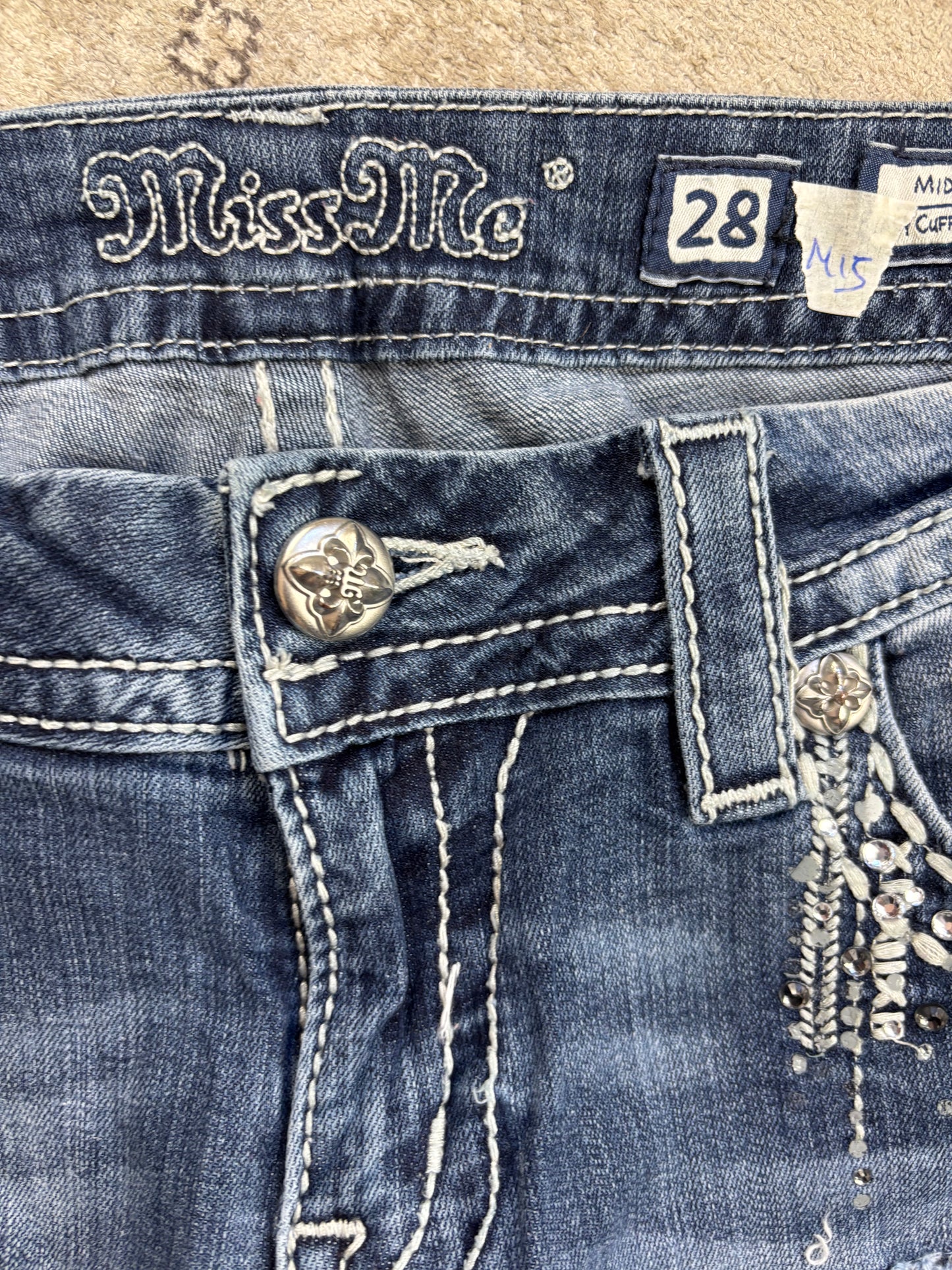 MISS ME JEANS W28 L32 #M15