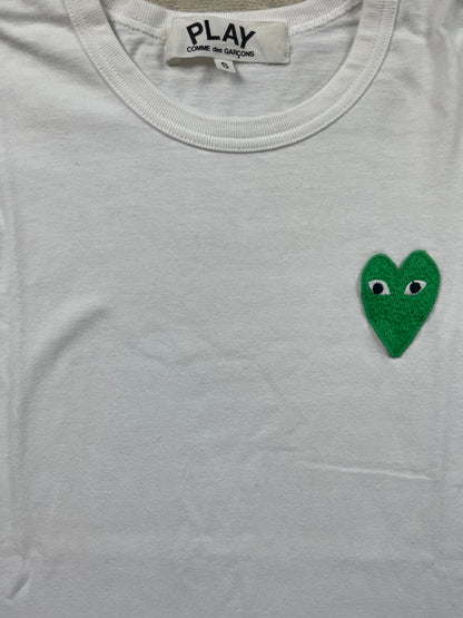 CDG PLAY GREEN T-SHIRT (S)