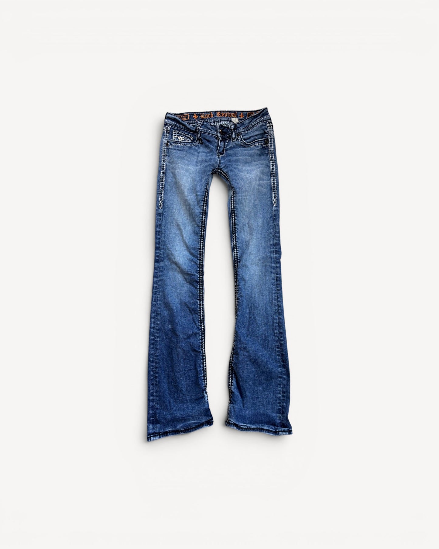 ROCK REVIVAL JEANS W27 L32 #RR10