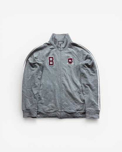 BURBERRY GREY ZIP UP VEST (S)