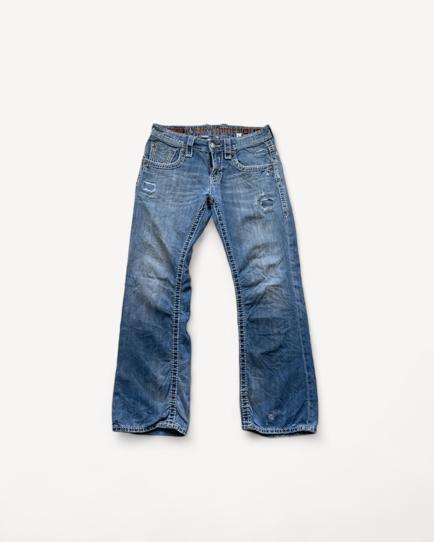 ROCK REVIVAL JEANS W30 L32 #RR6