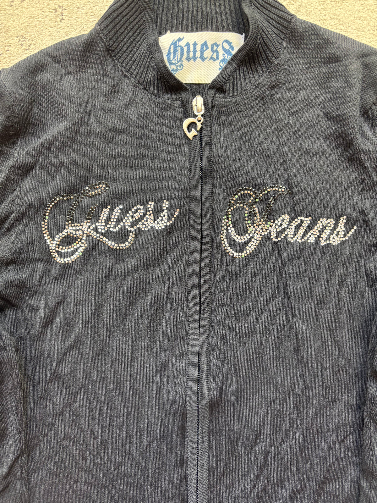 GUESS WOMEN ZIP UP VEST (M)