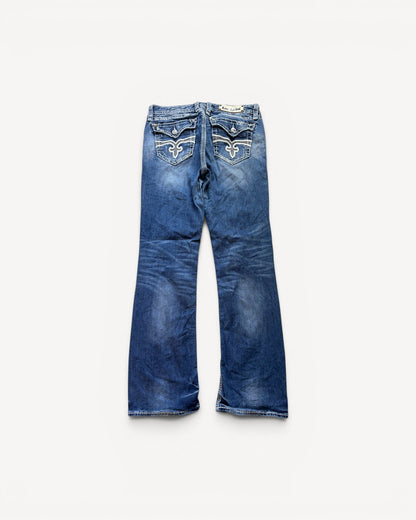 ROCK REVIVAL JEANS W34 L32 #RR43