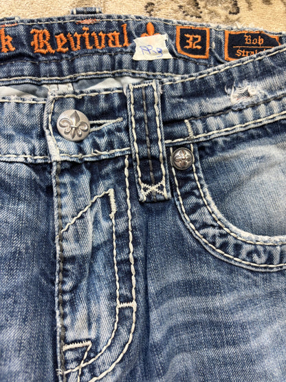 ROCK REVIVAL JEANS W32 L32 #RR9