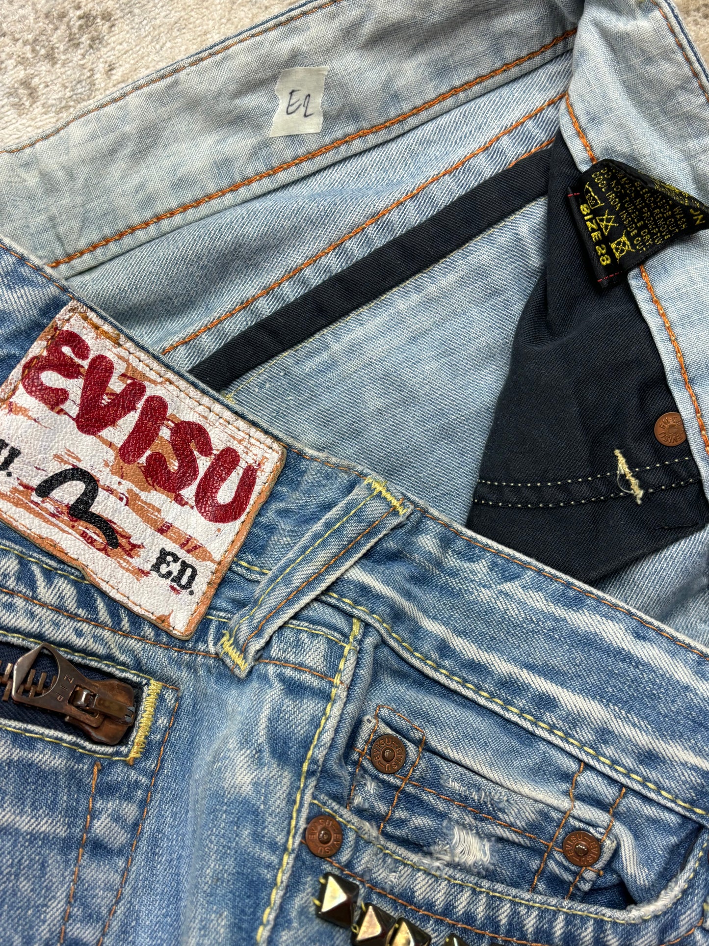 EVISU JEANS W28 L30 #E2