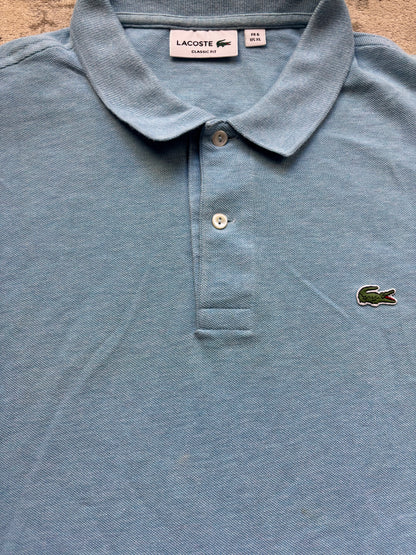 LACOSTE POLO SHIRT BABYBLUE (XL)
