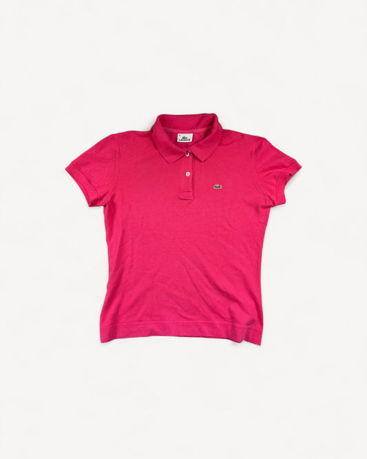 LACOSTE POLO SHIRT PINK (XS)