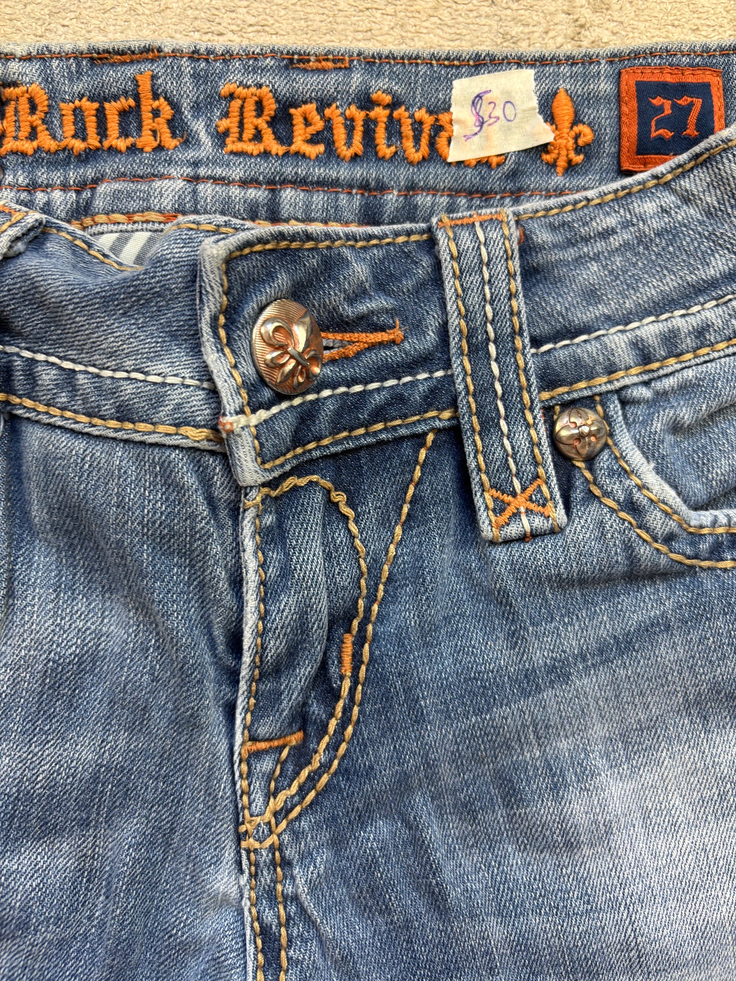 ROCK REVIVAL HOT PANT W27 #S30