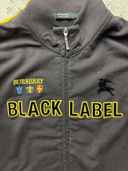 BURBERRY BROWN ZIP UP VEST (M)